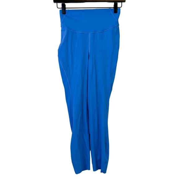 Lululemon Size 4 Base Pace 23” Leggings Nulux in Blue Nile - Picture 1 of 9